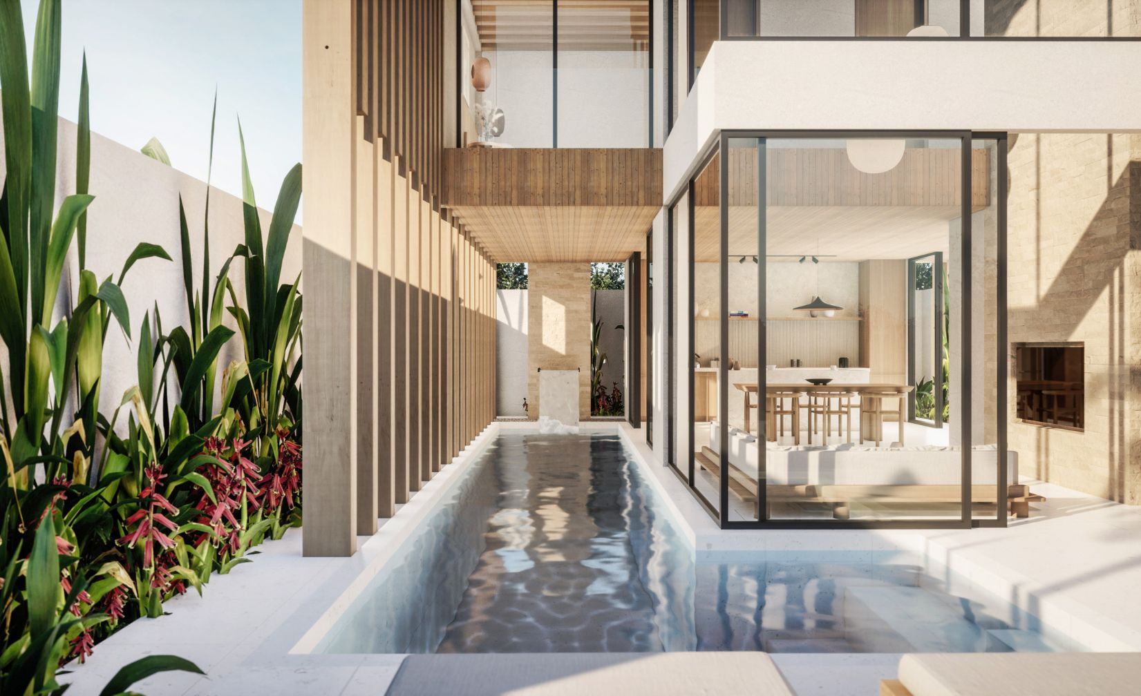 Japandi style tropical villa in Umalas photo 4