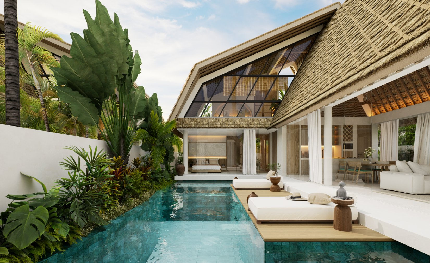 Uluwatu dream villa with a wraparound pool photo 4