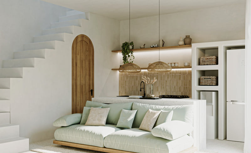 sunrise-view villa in Berawa