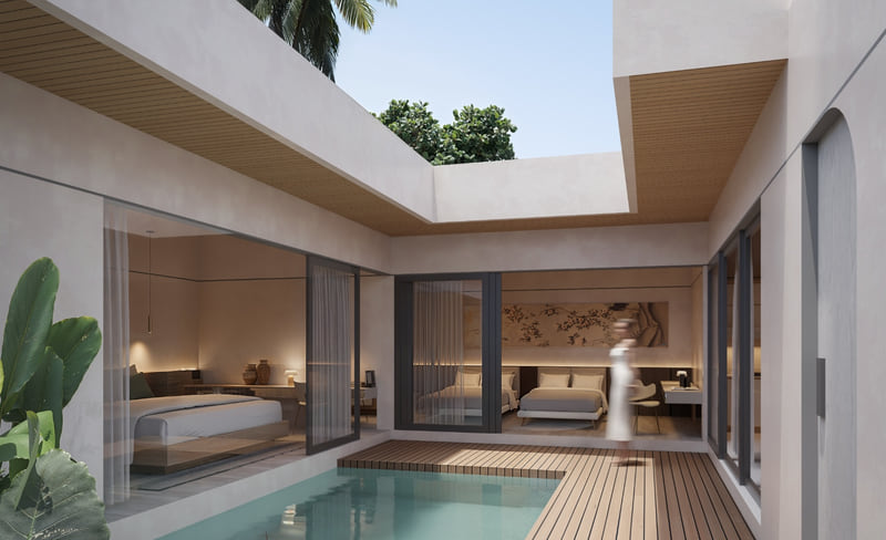 Private pool villa near Jimbaran Beach