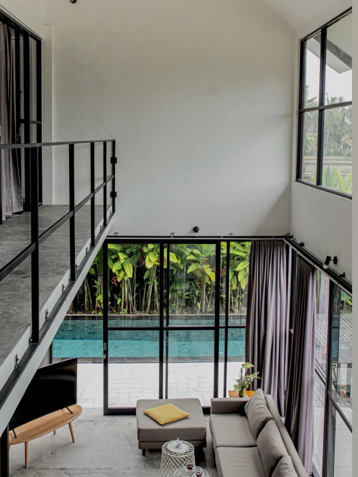 Industrial-style lofts with rice field views photo 4