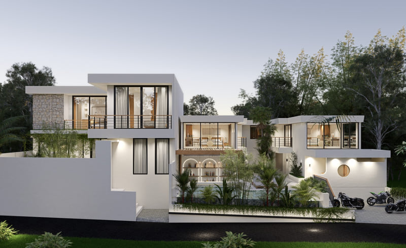 Golf side villa in Balangan