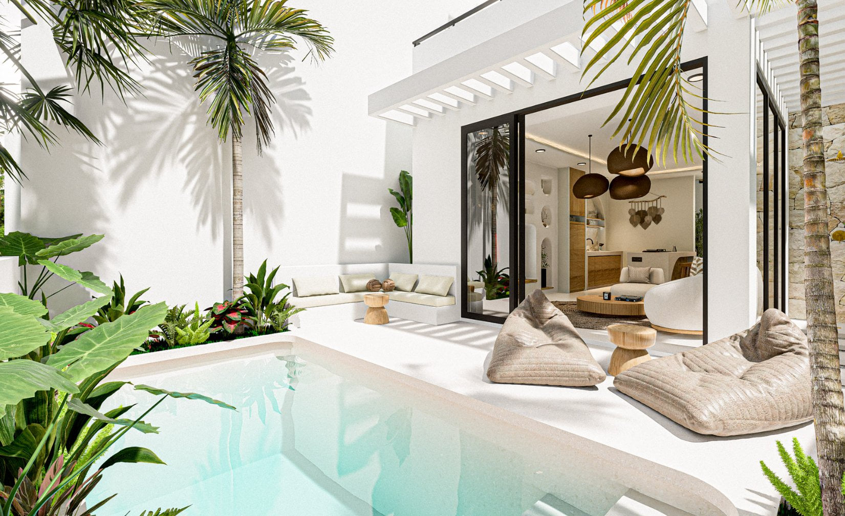 Mediterranean style Bali villa photo 3