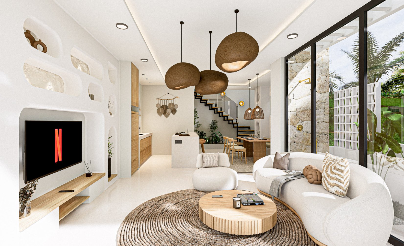 Mediterranean style Bali villa photo 5