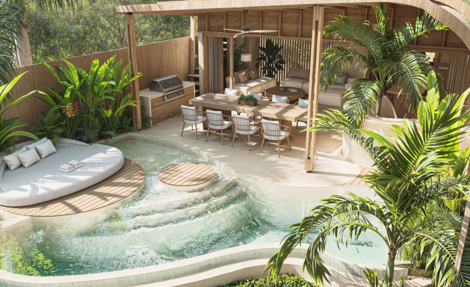 Rooftop ocean view villa in Bali photo 3