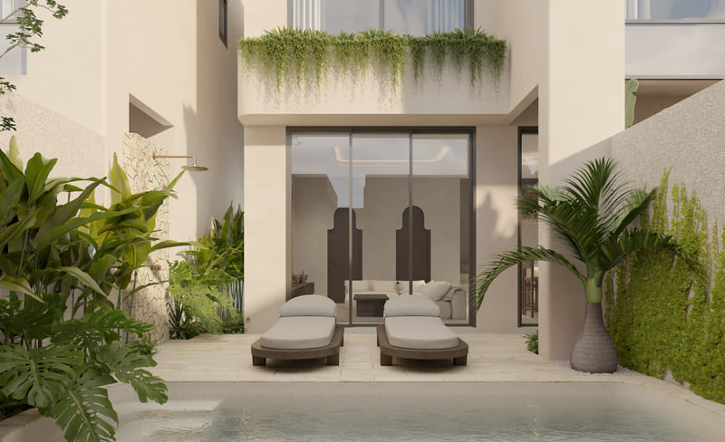 Ocean view villa with optional Sauna